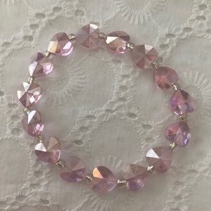 Pink hearts bracelet